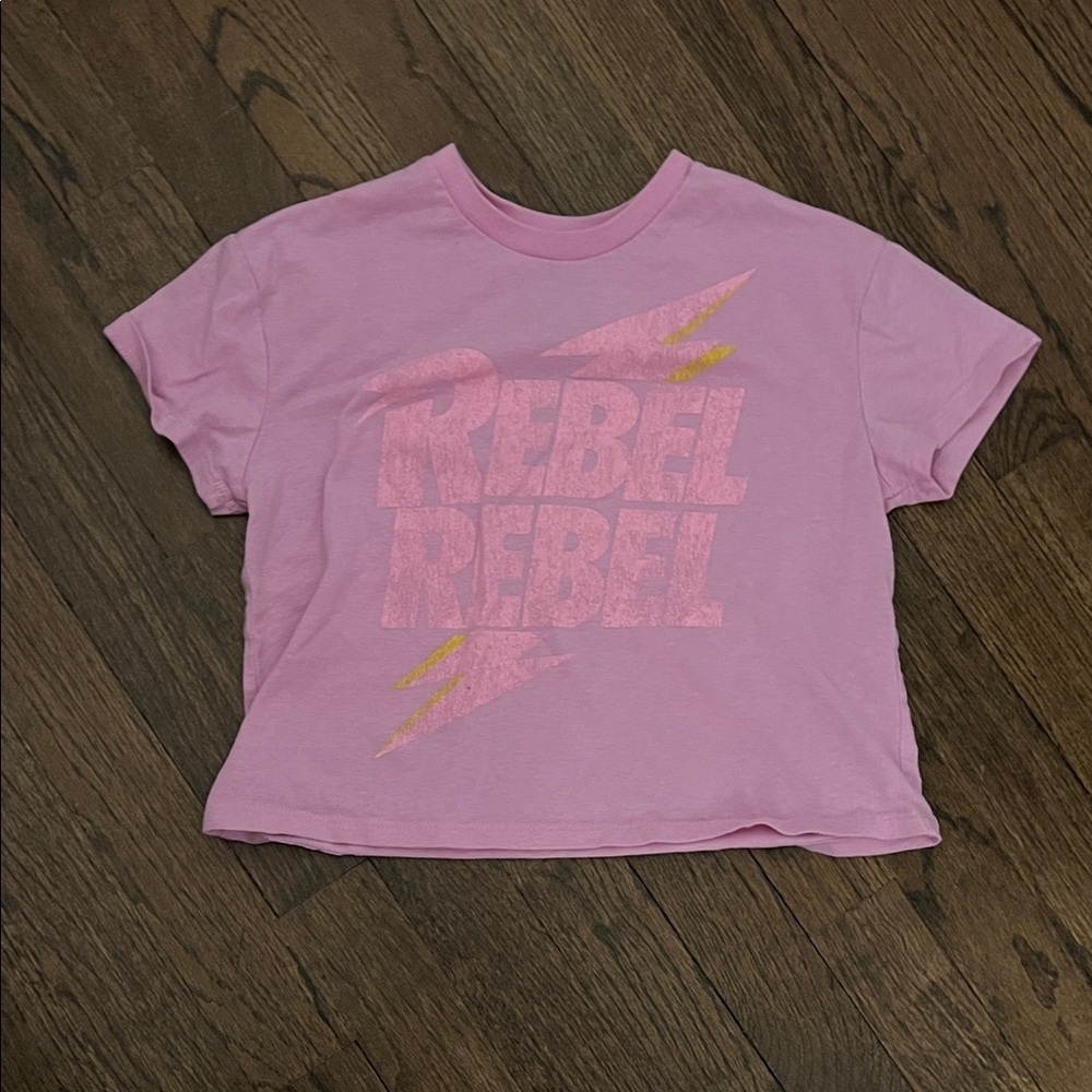 rebels Kids Light Pink Graphic Tee